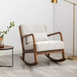Kyoto Khali Chenille Rocking Chair
