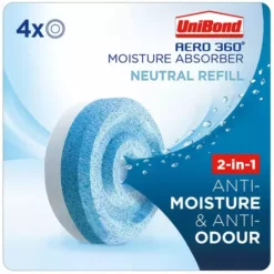 UniBond Aero 360 Moisture Absorber Neutral Refill X4