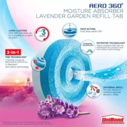 UniBond Aero 360 Lavender Refills X4 9 UniBond Aero 360 Lavender Refills X4 -Dunelm Sales Store 30821601 alt04