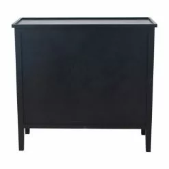 Pacific Lifestyle Pacific Chelmsford 4 Drawer Chest, Black Painted Pine -Dunelm Sales Store 30821759 alt03