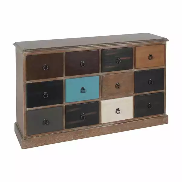 Pacific Lifestyle Pacific Loft 12 Drawer Sideboard, Pine 2 Pacific Lifestyle Pacific Loft 12 Drawer Sideboard, Pine - Image 2