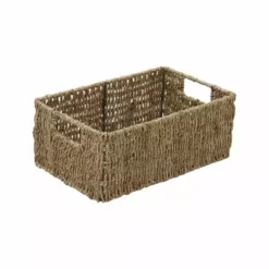 JVL Seagrass Set Of 3 Storage Baskets With Handles -Dunelm Sales Store 30824537 alt03