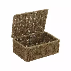 JVL Seagrass Set Of 4 Storage Baskets With Lids -Dunelm Sales Store 30824540 alt05