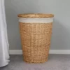 JVL Acacia Willow Round Laundry Basket