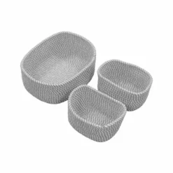 JVL Edison Set Of 3 Storage Baskets -Dunelm Sales Store 30824560 alt02