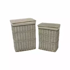 JVL Arianna Willow Set Of 4 Laundry Baskets & Bins -Dunelm Sales Store 30824612 alt04