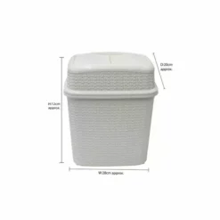 JVL Loop Plastic Push Top Bin 10L 9 JVL Loop Plastic Push Top Bin 10L -Dunelm Sales Store 30824628 alt04