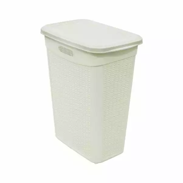 JVL Loop Slim Laundry Basket 43L 2 JVL Loop Slim Laundry Basket 43L - Image 2