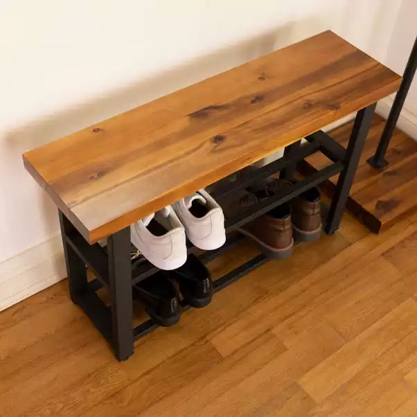 Charles Bentley Charnwood Bench With Shoe Tidy 2 Charles Bentley Charnwood Bench With Shoe Tidy - Image 2