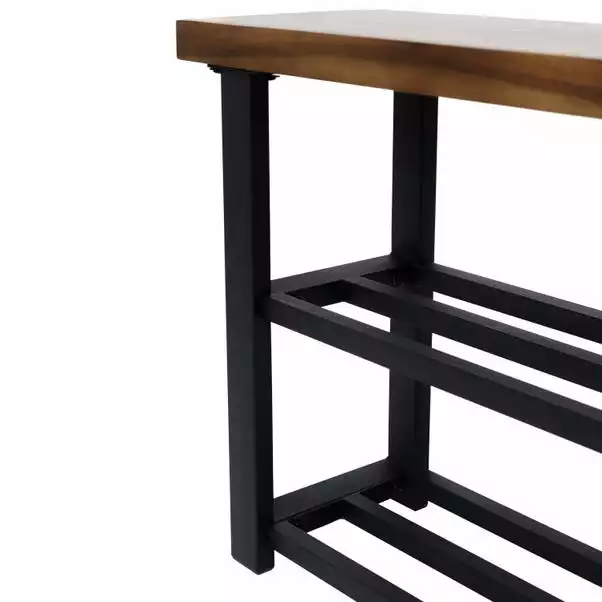 Charles Bentley Charnwood Bench With Shoe Tidy 6 Charles Bentley Charnwood Bench With Shoe Tidy - Image 6