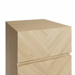 GFW Set Of 2 Taranto 3 Drawer Bedside Tables, Oak Effect -Dunelm Sales Store 30825681 alt03