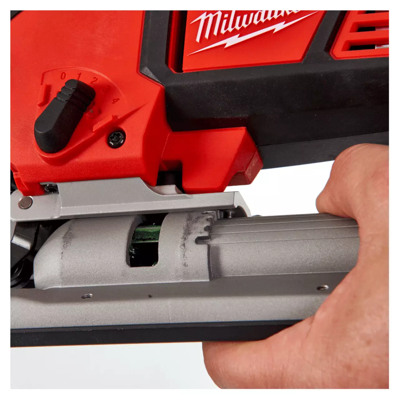 Milwaukee M18 BJS-0 18V Cordless Top Handle Jigsaw (Body Only) 5 Milwaukee M18 BJS-0 18V Cordless Top Handle Jigsaw (Body Only) - Image 5