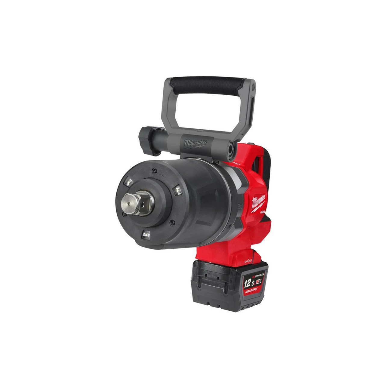 Milwaukee M18 ONEFHIWF1D-121C 18V Fuel One-Key D-Handled 1" Impact Wrench With 1x 12.0Ah Battery 4 Milwaukee M18 ONEFHIWF1D-121C 18V Fuel One-Key D-Handled 1" Impact Wrench With 1x 12.0Ah Battery - Image 4