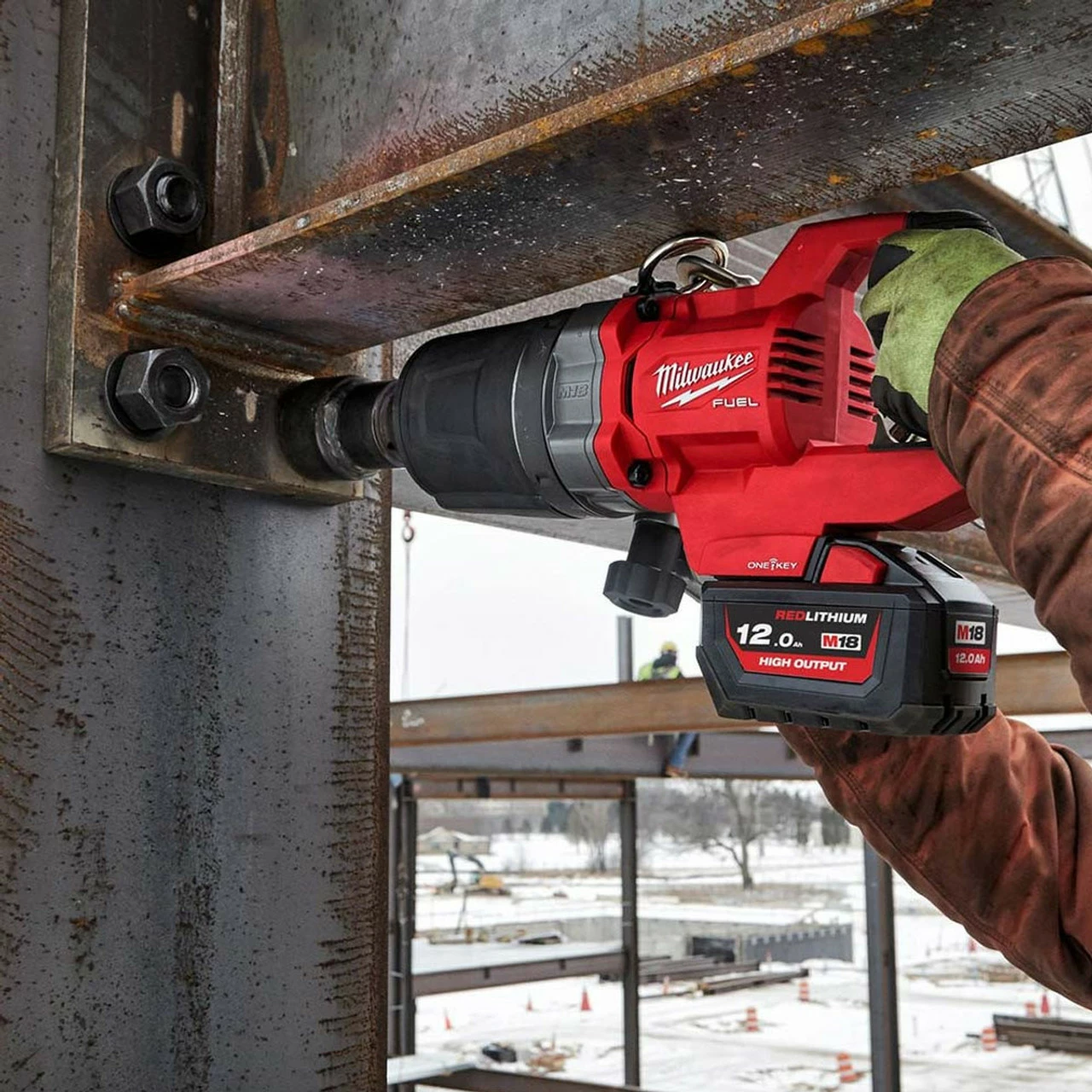 Milwaukee M18 ONEFHIWF1D-121C 18V Fuel One-Key D-Handled 1" Impact Wrench With 1x 12.0Ah Battery 7 Milwaukee M18 ONEFHIWF1D-121C 18V Fuel One-Key D-Handled 1" Impact Wrench With 1x 12.0Ah Battery - Image 7