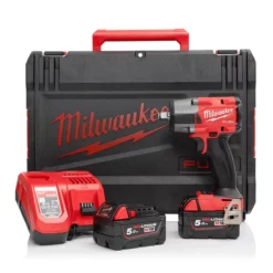 Milwaukee M18 FMTIW2F12-502X 18V FUEL 1/2" Mid-Torque Impact Wrench With 2x 5.0Ah Batteries -Dunelm Sales Store 4933478451 2 87969.1663689400