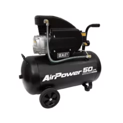 Sealey SAC5020APK 50L Direct Drive Compressor 2hp With 4pc Air Accessory Kit -Dunelm Sales Store 50L1 16241.1663686162