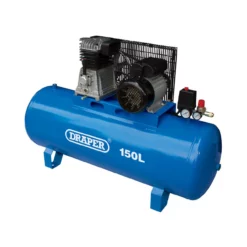 Draper 55304 150L Stationary Belt-Driven Air Compressor (2.2kW)