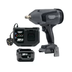 Draper Expert 94080 XP20 1/2" Impact Wrench Kit With 2x 6.0Ah Batteries