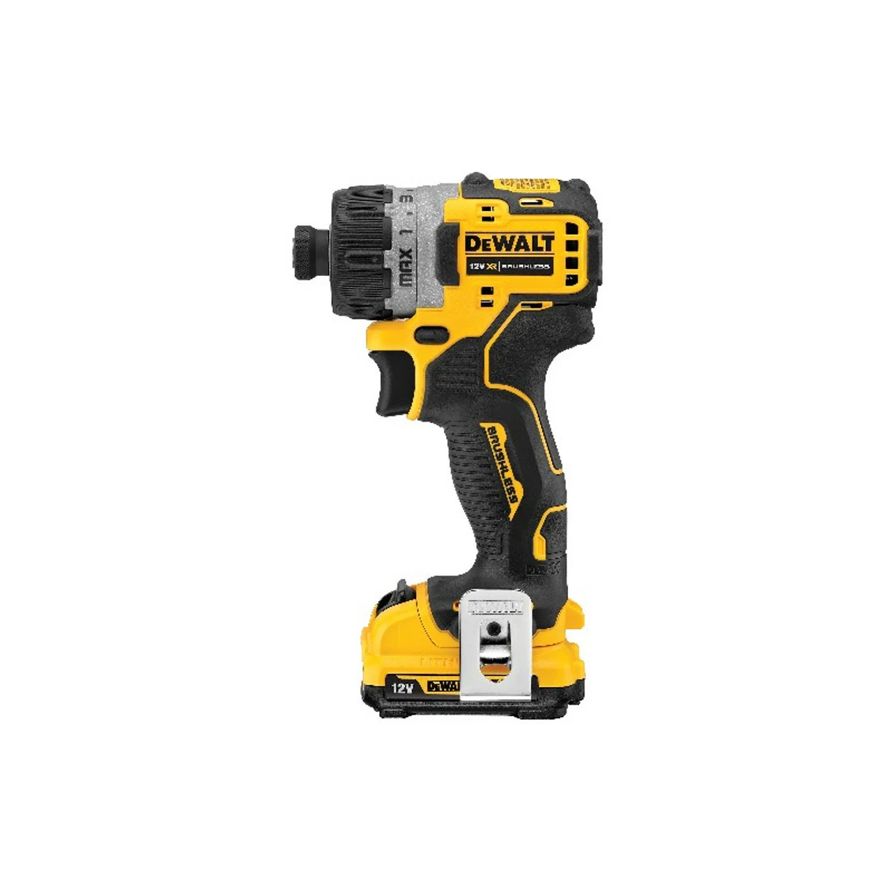 DeWalt DCF601D2 12V Brushless Screwdriver With 2x 2.0Ah Batteries 2 DeWalt DCF601D2 12V Brushless Screwdriver With 2x 2.0Ah Batteries - Image 2
