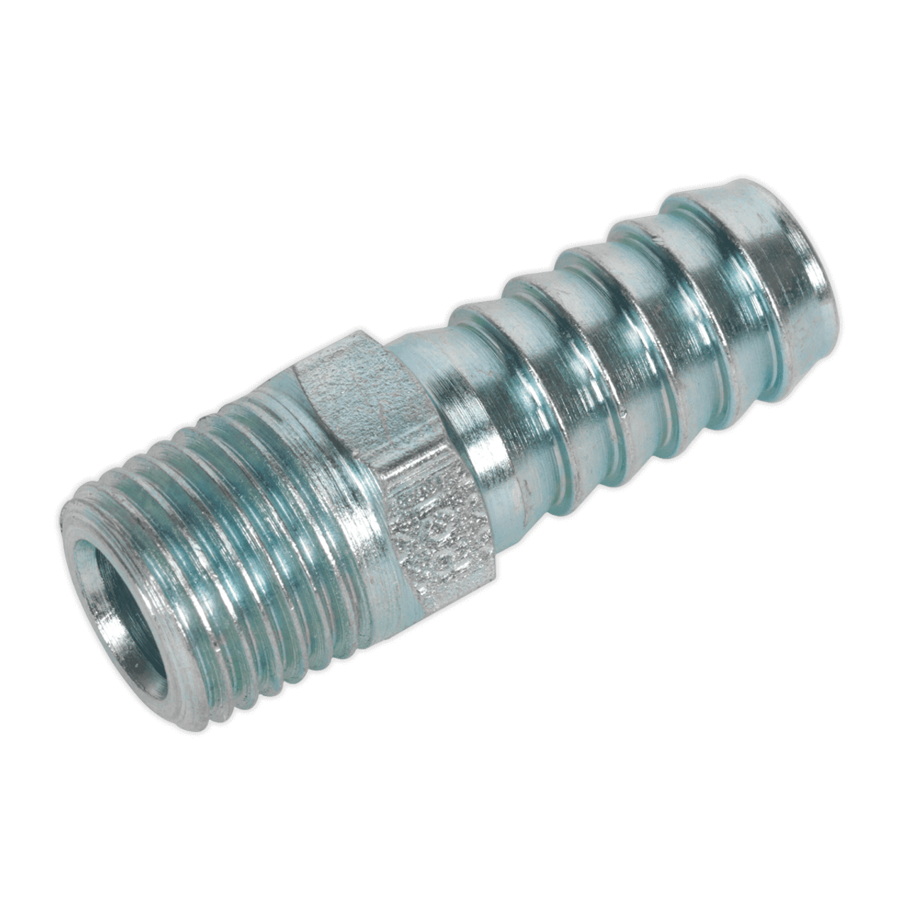 Sealey AC09 Screwed Tailpiece Male 1/4"BSPT - 3/8" Hose Pack Of 5 1 Sealey AC09 Screwed Tailpiece Male 1/4"BSPT - 3/8" Hose Pack Of 5