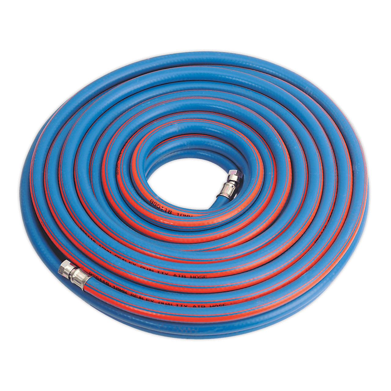 Sealey AH20R/38 Air Hose 20m X Ø10mm With 1/4"BSP Unions Extra-Heavy-Duty 1 Sealey AH20R/38 Air Hose 20m X Ø10mm With 1/4"BSP Unions Extra-Heavy-Duty