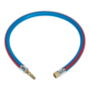 Sealey AH2R/38 Air Leader Hose 600mm X Ø10mm With Tailpiece & 1/4"BSP Union