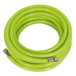 Sealey AHFC10 Air Hose High Visibility 10m X Ø8mm With 1/4"BSP Unions