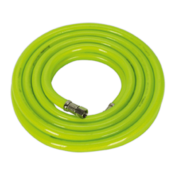 Sealey AHFC538 Air Hose High Visibility 5m X Ø10mm With 1/4"BSP Unions
