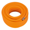 Sealey AHHC2038 Air Hose 20m X Ø10mm Hybrid High Visibility With 1/4"BSP Unions