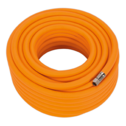 Sealey AHHC2038 Air Hose 20m X Ø10mm Hybrid High Visibility With 1/4"BSP Unions