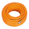 Sealey AHHC20 Air Hose 20m X Ø8mm Hybrid High Visibility With 1/4"BSP Unions