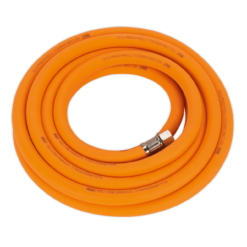 Sealey AHHC538 Air Hose 5m X Ø10mm Hybrid High Visibility With 1/4"BSP Unions