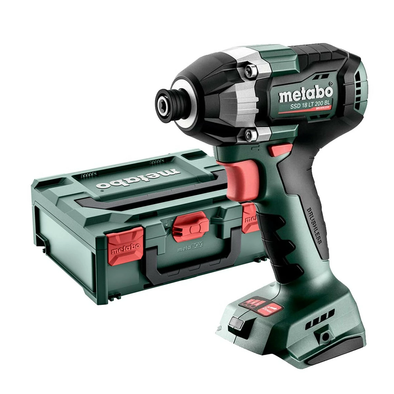 Metabo SSD18 LT 200 BL 18V 1/4" Impact Driver (Body Only) With MetaBOX 145 1 Metabo SSD18 LT 200 BL 18V 1/4" Impact Driver (Body Only) With MetaBOX 145