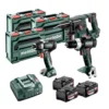 Metabo 18V 3 Piece Cordless Kit With 3x 5.2Ah Batteries & 3x MetaBOX
