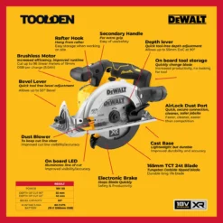 DeWalt DCS565P2 18V XR 165mm Brushless Circular Saw With 2x 5.0Ah Batteries 9 DeWalt DCS565P2 18V XR 165mm Brushless Circular Saw With 2x 5.0Ah Batteries -Dunelm Sales Store Artboard 28 copyv2 09253.1663687495