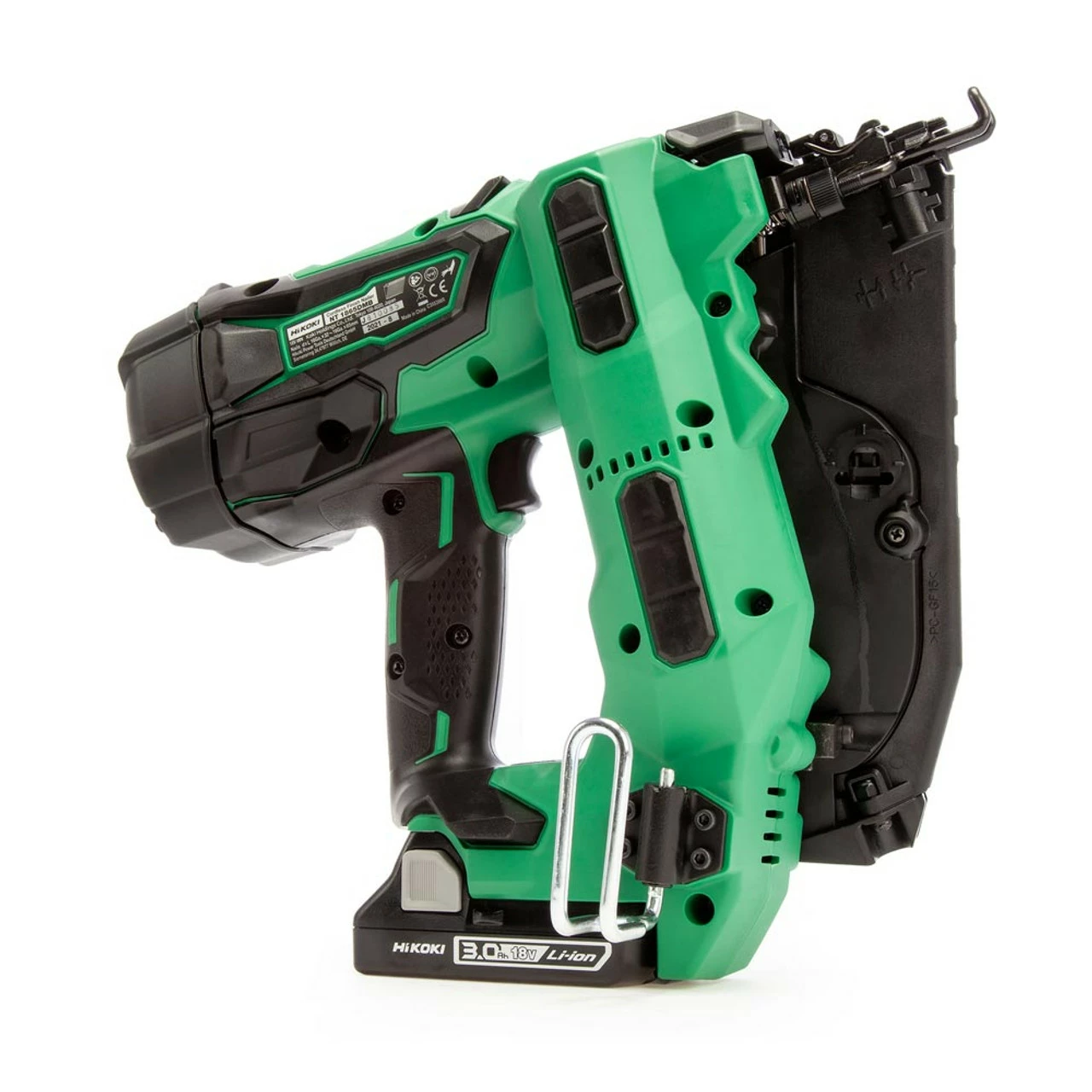 Hikoki NT1865DMB/JXZ 18V 16Ga Brushless Angled Finish Nailer With 2x 3.0Ah Batteries 3 Hikoki NT1865DMB/JXZ 18V 16Ga Brushless Angled Finish Nailer With 2x 3.0Ah Batteries - Image 3