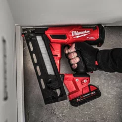 Milwaukee M18 FN16GA-402X 18V Fuel 16 Ga Angled Second Fix Finish Nailer With 2x 4.0Ah Batteries -Dunelm Sales Store Artboard 4 99047.1677164345