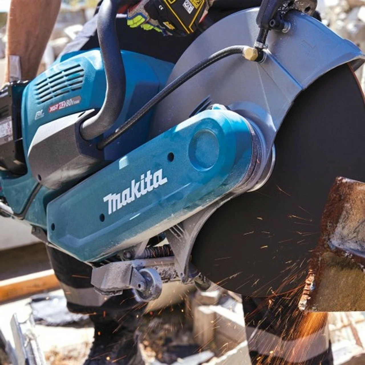 Makita CE001GZ Twin 40V Max XGT 355mm Cut Off Saw (Body Only) 3 Makita CE001GZ Twin 40V Max XGT 355mm Cut Off Saw (Body Only) - Image 3