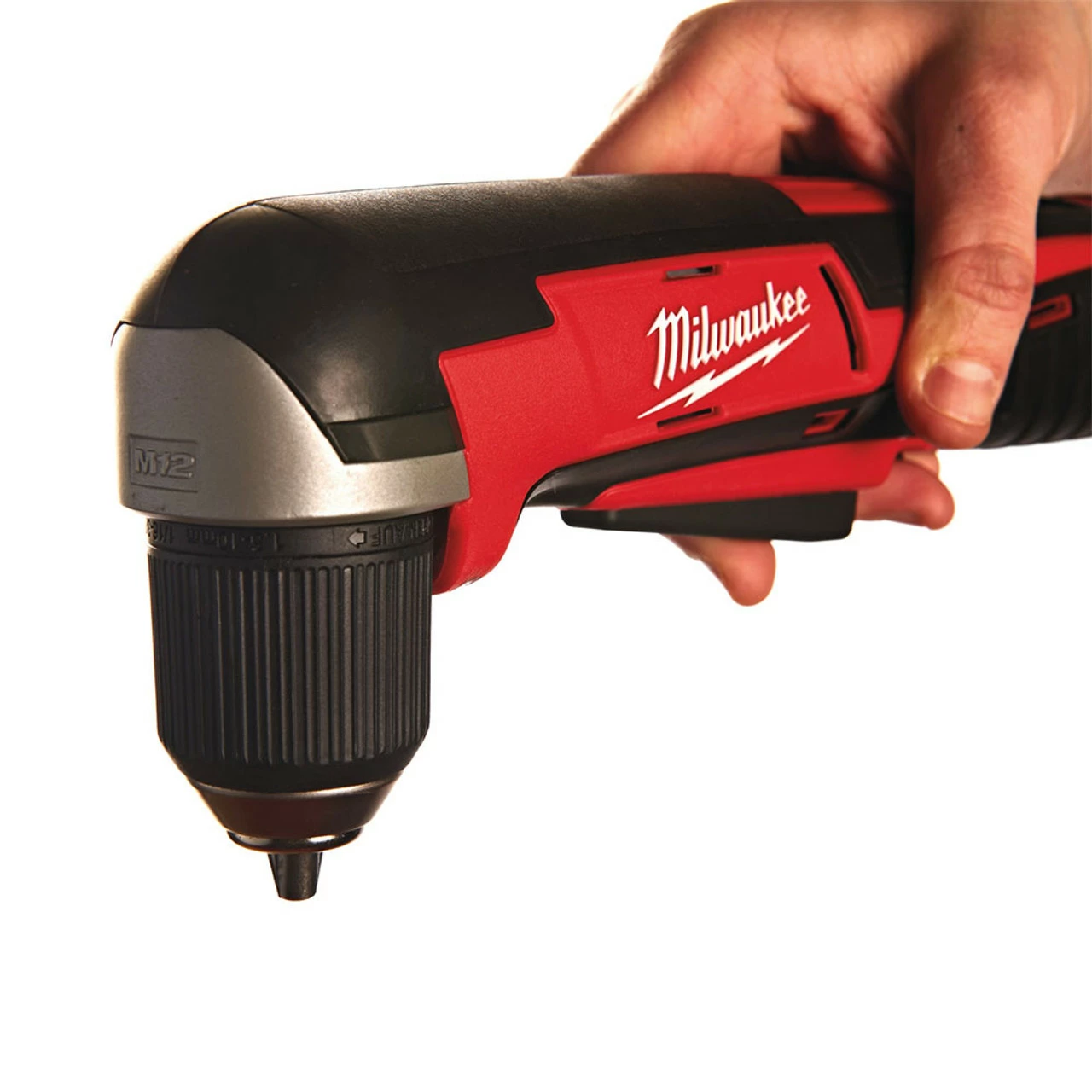 Milwaukee C12 RAD-202B 12V Cordless Compact Right Angle Drill With 2 X 2.0Ah Batteries 5 Milwaukee C12 RAD-202B 12V Cordless Compact Right Angle Drill With 2 X 2.0Ah Batteries - Image 5