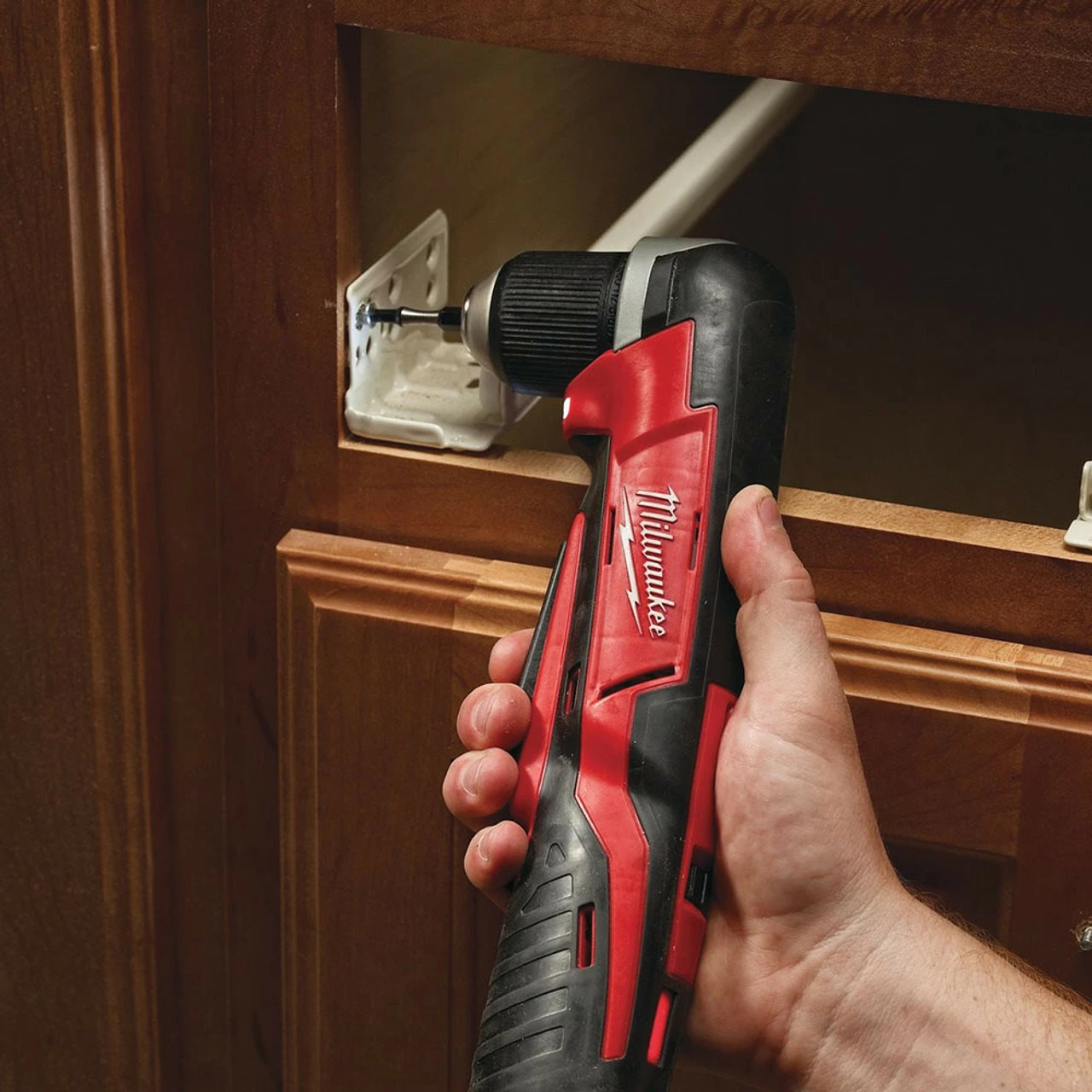 Milwaukee C12 RAD-202B 12V Cordless Compact Right Angle Drill With 2 X 2.0Ah Batteries 9 Milwaukee C12 RAD-202B 12V Cordless Compact Right Angle Drill With 2 X 2.0Ah Batteries - Image 9