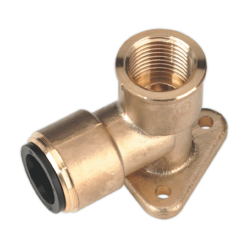 Sealey CAS15BWE Wingback Elbow 15mm X 1/2"BSP Brass (John Guest Speedfit® - PM15WB)