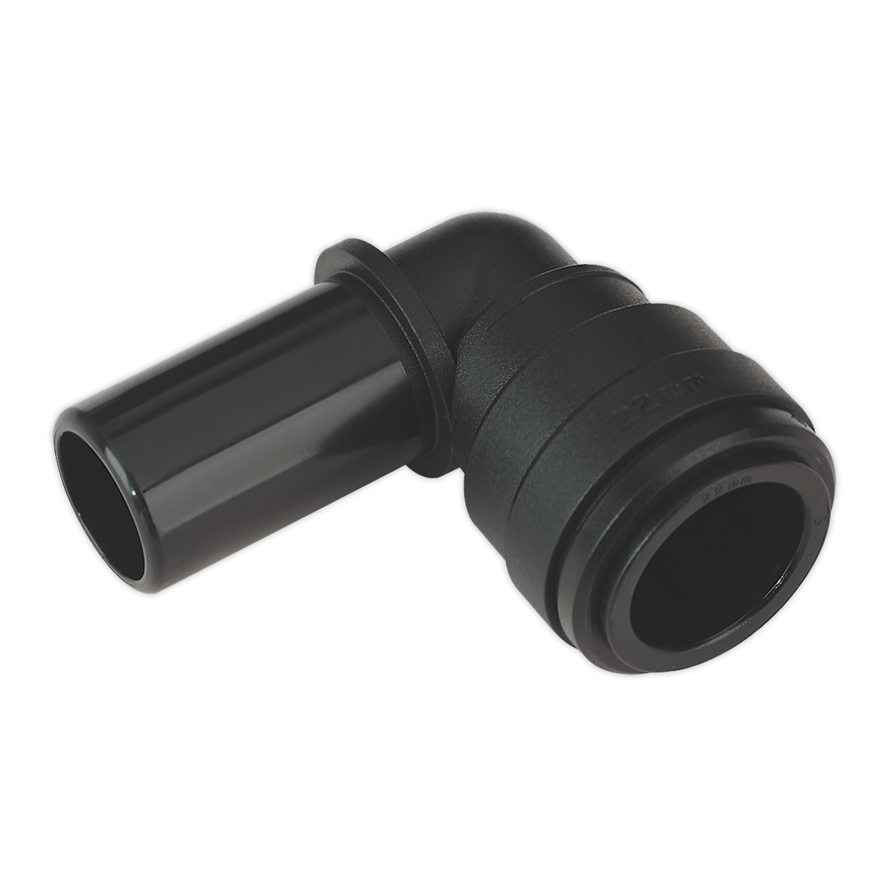 Sealey CAS22SE Stem Elbow 22mm Pack Of 2 (John Guest Speedfit® - PM222222E) 1 Sealey CAS22SE Stem Elbow 22mm Pack Of 2 (John Guest Speedfit® - PM222222E)