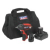 Sealey CP1204KIT 12V 3/8"Sq Drive Impact Wrench Kit With 2x 1.5Ah Batteries