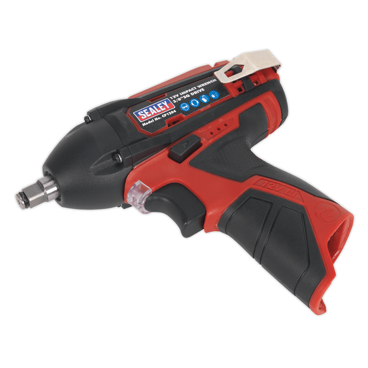 Sealey CP1204 Cordless Impact Wrench 3/8"Sq Drive 80Nm 12V Li-ion - Body Only 1 Sealey CP1204 Cordless Impact Wrench 3/8"Sq Drive 80Nm 12V Li-ion - Body Only