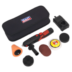 Sealey CP2812V Cordless Mini Sander/Polisher Kit 75mm 12V Lithium-ion