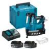 Makita DBN600RTJ 18V LXT Cordless Second Fix Straight Nail Gun With 2x 5.0Ah Batteries