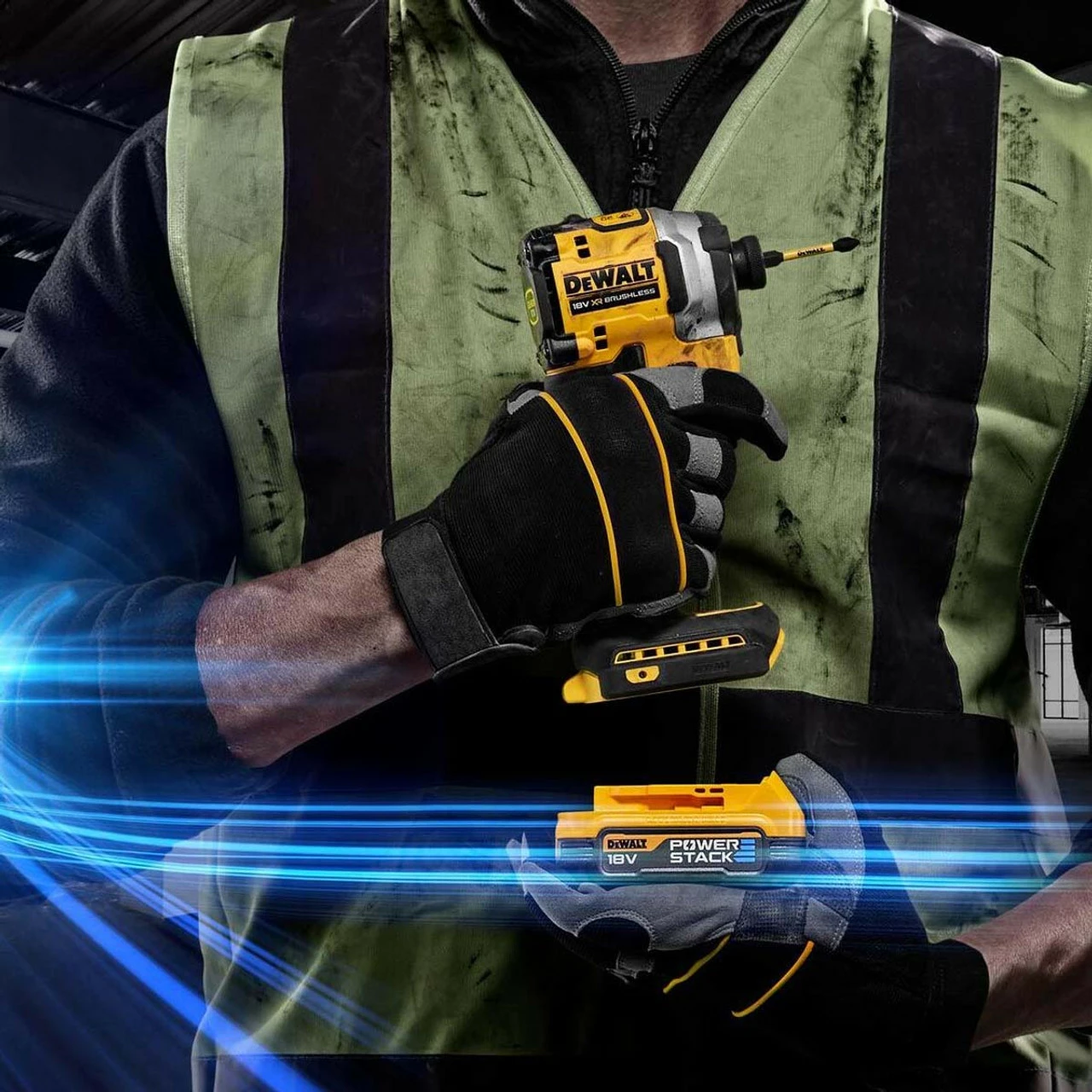 DeWalt DCF850E2T 18V XR Brushless Impact Driver With 2x Powerstack Batteries 6 DeWalt DCF850E2T 18V XR Brushless Impact Driver With 2x Powerstack Batteries - Image 6