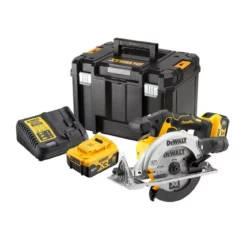 DeWalt DCS565P2 18V XR 165mm Brushless Circular Saw With 2x 5.0Ah Batteries