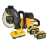 DeWalt DCS691X2 54V XR FlexVolt Brushless 230mm Cut Off Saw With 2 X 9.0Ah Batteries