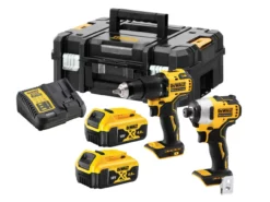 DeWalt DCK2062M2T 18V Brushless Twin Pack With 2x 4.0Ah Batteries